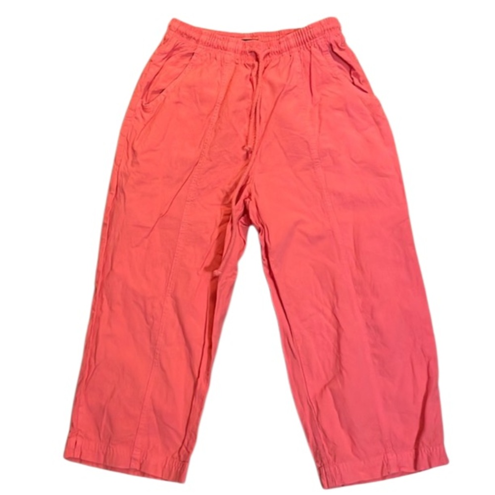 Erika Capri Pants tangerine orange Womens petite small